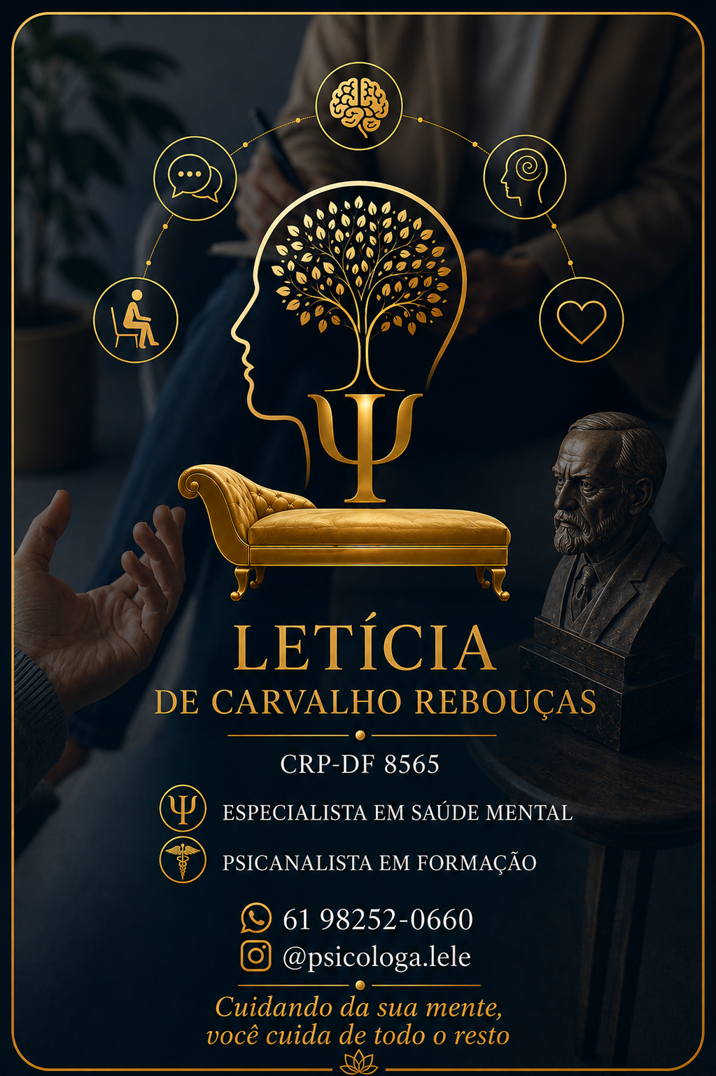 Cartão Psicóloga Letícia